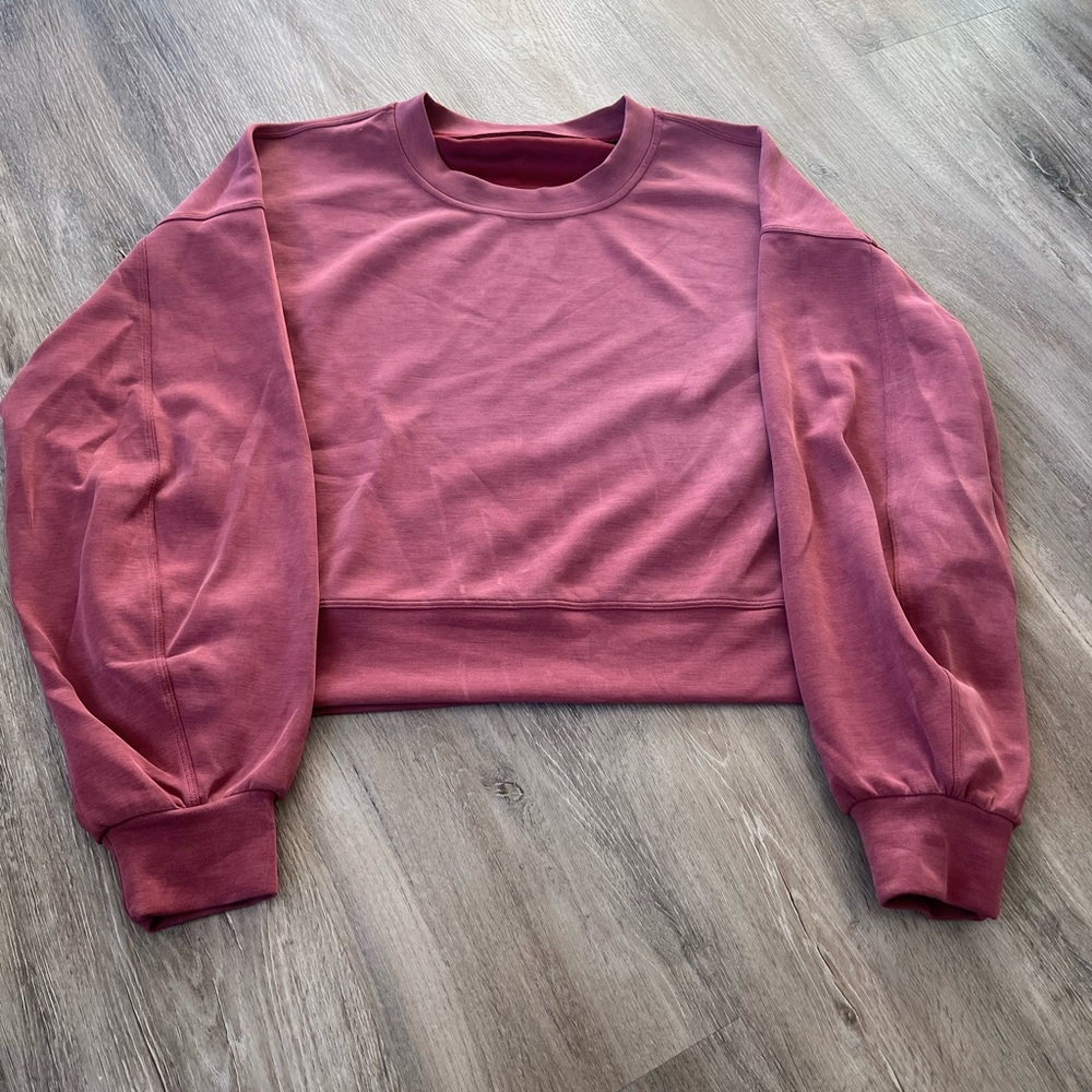Lululemon Perfectly Oversized Cropped Crew Softstreme